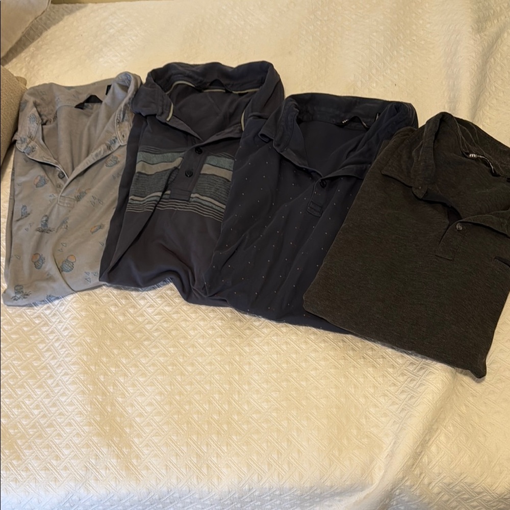 Travis Matthew Set of Four Men's Polo Shirts